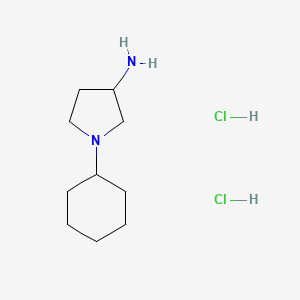 1-Cyclohexyl-3-pyrrolidinamine dihydrochloride