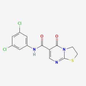 N-(3,5-dichlorophenyl)-5-oxo-3,5-dihydro-2H-thiazolo[3,2-a]pyrimidine-6-carboxamide
