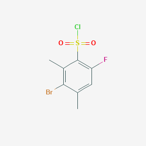 3-Bromo-6-fluoro-2,4-dimethylbenzenesulfonyl chloride