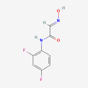 molecular formula C8H6F2N2O2 B3020798 N-(2,4-Difluorophenyl)-2-(hydroxyimino)acetamide CAS No. 366-46-1