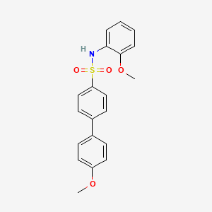 molecular formula C20H19NO4S B3020814 4'-methoxy-N-(2-methoxyphenyl)-[1,1'-biphenyl]-4-sulfonamide CAS No. 670271-59-7