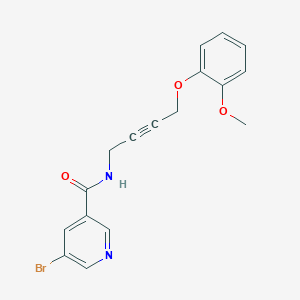 5-bromo-N-(4-(2-methoxyphenoxy)but-2-yn-1-yl)nicotinamide