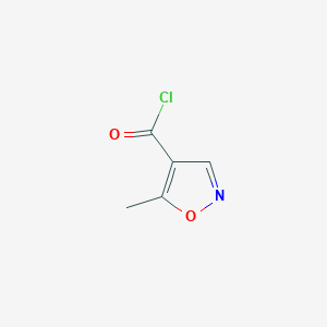 molecular formula C5H4ClNO2 B3020862 5-Methyl-4-isoxazolecarbonyl chloride CAS No. 67305-24-2