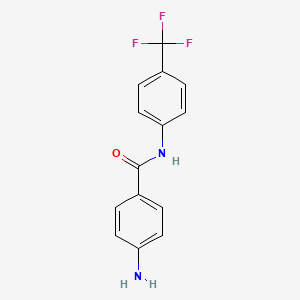 molecular formula C14H11F3N2O B3020881 Teriflunomide impurity 3 CAS No. 1011244-72-6