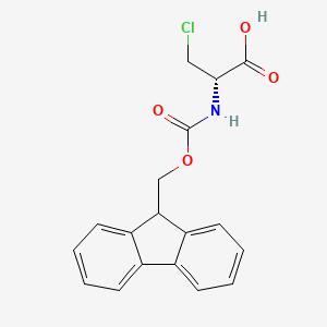 molecular formula C18H16ClNO4 B3020909 Fmoc-D-Ala(3-Cl)-OH CAS No. 1403834-71-8