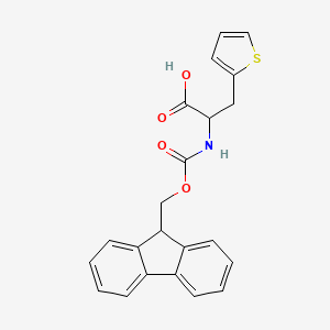 molecular formula C22H19NO4S B3020935 Fmoc-3-(thien-2-yl)-DL-alanine CAS No. 130309-35-2; 134439-24-0; 201532-42-5