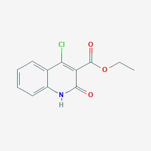 molecular formula C12H10ClNO3 B3020973 Ethyl 4-chloro-2-oxo-1,2-dihydroquinoline-3-carboxylate CAS No. 99429-64-8