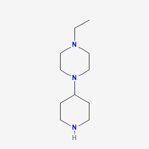 molecular formula C11H23N3 B3020998 1-Ethyl-4-piperidin-4-ylpiperazine CAS No. 435341-92-7