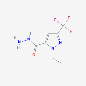 1-ethyl-3-(trifluoromethyl)-1H-pyrazole-5-carbohydrazide