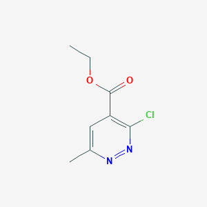 molecular formula C8H9ClN2O2 B3021030 Ethyl 3-chloro-6-methylpyridazine-4-carboxylate CAS No. 1445-53-0