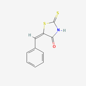 molecular formula C10H7NOS2 B3021036 (5E)-5-benzylidene-2-mercapto-1,3-thiazol-4(5H)-one CAS No. 174813-24-2