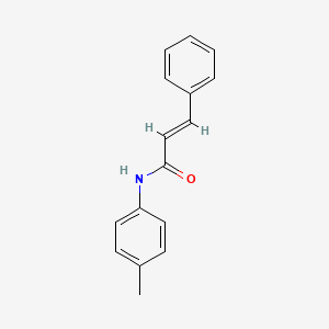 molecular formula C16H15NO B3021053 N-(4-methylphenyl)-3-phenylacrylamide CAS No. 134430-88-9