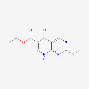 Ethyl 2-(methylthio)-5-oxo-5,8-dihydropyrido[2,3-d]pyrimidine-6-carboxylate