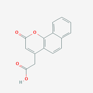 (2-oxo-2H-benzo[h]chromen-4-yl)acetic acid