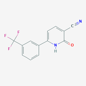 2-Oxo-6-[3-(trifluoromethyl)phenyl]-1,2-dihydro-3-pyridinecarbonitrile
