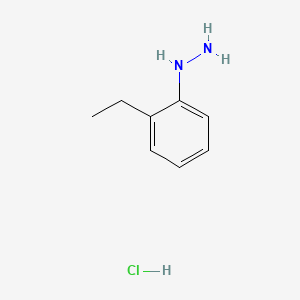molecular formula C8H13ClN2 B3021159 2-Ethylphenylhydrazine hydrochloride CAS No. 58711-02-7