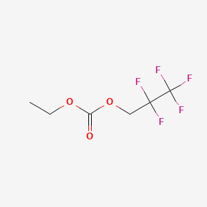 molecular formula C6H6F5O3- B3021164 Ethyl 2,2,3,3,3-pentafluoropropyl carbonate CAS No. 277332-96-4
