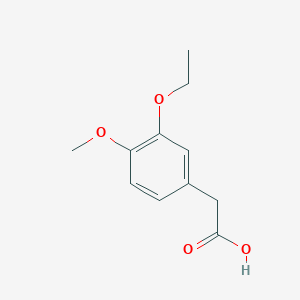 molecular formula C11H14O4 B3021184 (3-Ethoxy-4-methoxyphenyl)acetic acid CAS No. 714251-55-5