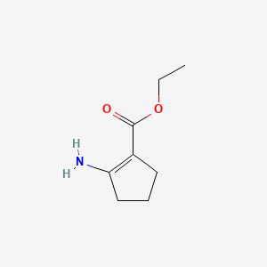 molecular formula C8H13NO2 B3021191 Ethyl 2-amino-1-cyclopentene-1-carboxylate CAS No. 7149-18-0