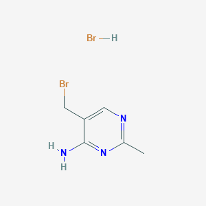 molecular formula C₆H₁₀Br₃N₃ B030212 N-((2,3-Dihydrobenzo[b][1,4]dioxin-2-yl)methyl)-5,6-dimethylthieno[2,3-d]pyrimidin-4-amine CAS No. 5423-98-3