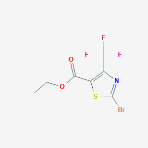 molecular formula C7H5BrF3NO2S B3021212 Ethyl 2-bromo-4-(trifluoromethyl)thiazole-5-carboxylate CAS No. 72850-79-4