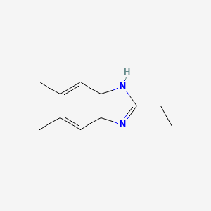 molecular formula C11H14N2 B3021234 2-Ethyl-5,6-dimethyl-1h-benzimidazole CAS No. 4887-89-2