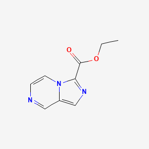 molecular formula C9H9N3O2 B3021242 Ethyl imidazo[1,5-a]pyrazine-3-carboxylate CAS No. 55316-47-7