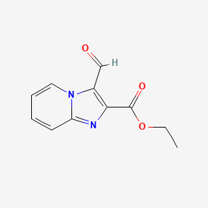 molecular formula C11H10N2O3 B3021249 Ethyl 3-formylimidazo[1,2-a]pyridine-2-carboxylate CAS No. 178488-38-5
