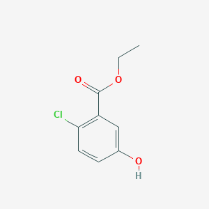 molecular formula C9H9ClO3 B3021260 Ethyl 2-chloro-5-hydroxybenzoate CAS No. 39062-63-0