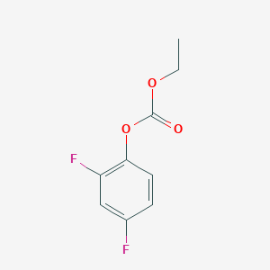molecular formula C9H8F2O3 B3021282 2,4-Difluorophenyl ethyl carbonate CAS No. 152169-43-2