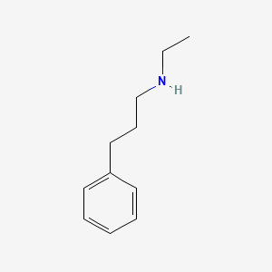 molecular formula C11H17N B3021295 N-ethyl-3-phenylpropan-1-amine CAS No. 13125-62-7