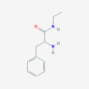 molecular formula C11H16N2O B3021299 Ethyl DL-Phenylalaninamide CAS No. 131100-60-2