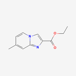 molecular formula C11H12N2O2 B3021311 Ethyl 7-methylimidazo[1,2-a]pyridine-2-carboxylate CAS No. 70705-33-8