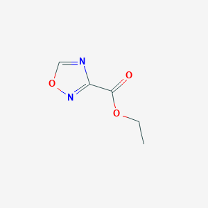 molecular formula C5H6N2O3 B3021324 Ethyl 1,2,4-oxadiazole-3-carboxylate CAS No. 39512-59-9