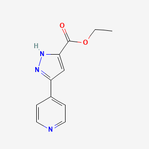molecular formula C11H15N3O2 B3021353 Ethyl 5-(pyridin-4-yl)-1H-pyrazole-3-carboxylate CAS No. 911461-42-2