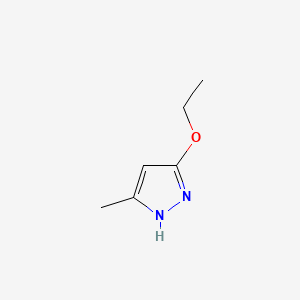 molecular formula C6H10N2O B3021361 3-Ethoxy-5-methyl-1H-pyrazole CAS No. 5203-83-8