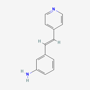 molecular formula C13H12N2 B3021376 {3-[(E)-2-pyridin-4-ylvinyl]phenyl}amine CAS No. 1401774-23-9