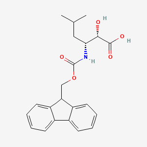 molecular formula C22H25NO5 B3021384 Fmoc-(2R,3R)-3-amino-2-hydroxy-5-methylhexanoic acid CAS No. 1217779-00-4