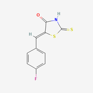 molecular formula C10H6FNOS2 B3021405 5-(4-Fluorobenzylidene)rhodanine CAS No. 181765-53-7