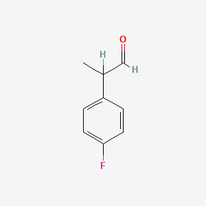 molecular formula C9H9FO B3021410 2-(4-Fluorophenyl)propanal CAS No. 2721-15-5