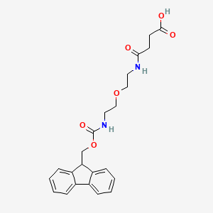 molecular formula C23H26N2O6 B3021431 N-(Fmoc-5-amino-3-oxa-pentyl)succinamic acid CAS No. 669073-62-5