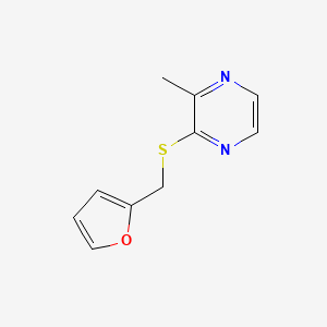 molecular formula C10H10N2OS B3021441 2-Furfurylthio-3-methylpyrazine CAS No. 65530-53-2