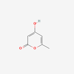 molecular formula C6H6O3 B3021462 4-Hydroxy-6-methyl-2-pyrone CAS No. 70254-61-4