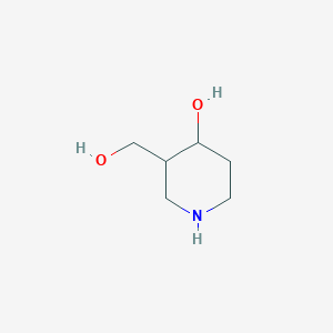 molecular formula C6H13NO2 B3021481 3-(Hydroxymethyl)piperidin-4-ol CAS No. 682331-21-1