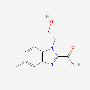 1-(2-Hydroxy-ethyl)-5-methyl-1H-benzoimidazole-2-carboxylic acid