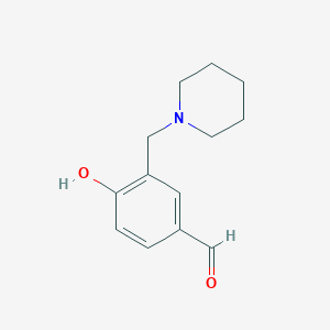 molecular formula C13H17NO2 B3021508 4-Hydroxy-3-piperidin-1-ylmethyl-benzaldehyde CAS No. 500859-97-2