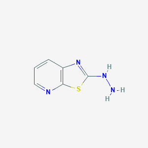 molecular formula C6H6N4S B3021512 2-Hydrazinylthiazolo[5,4-b]pyridine CAS No. 57135-11-2