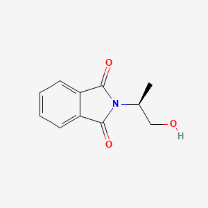 molecular formula C11H11NO3 B3021520 2-[(1S)-2-Hydroxy-1-methylethyl]-1H-isoindole-1,3(2H)-dione CAS No. 70058-19-4