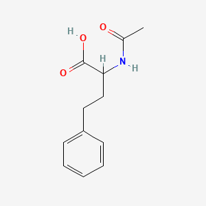 molecular formula C12H15NO3 B3021542 2-Acetamido-4-phenylbutanoic acid CAS No. 60505-02-4
