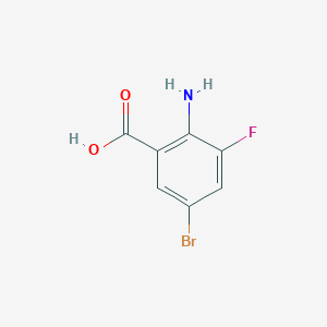 molecular formula C7H5BrFNO2 B3021566 2-Amino-5-bromo-3-fluorobenzoic acid CAS No. 874784-14-2